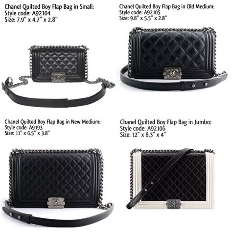 chanel new medium boy size|Chanel boy old medium.